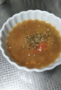お手軽オニオン＆トマトスープ