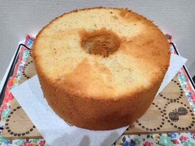 米粉でバナナシフォンケーキの写真
