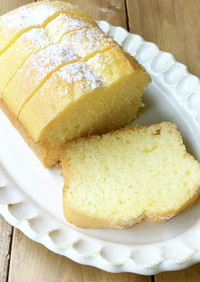簡単♪米粉と豆乳のパウンドケーキ