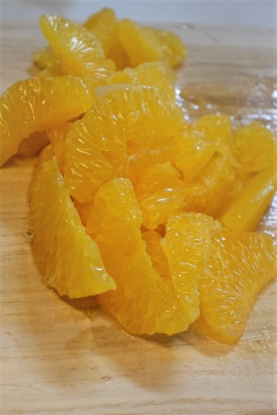 皮が厚い八朔や柑橘類を簡単に剥く方法の写真