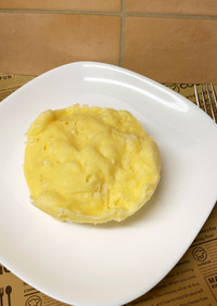 お米の粉で簡単チーズ蒸しパンケーキ