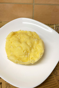 お米の粉で簡単チーズ蒸しパンケーキ