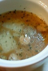 洋食屋さんの味♪簡単野菜スープ