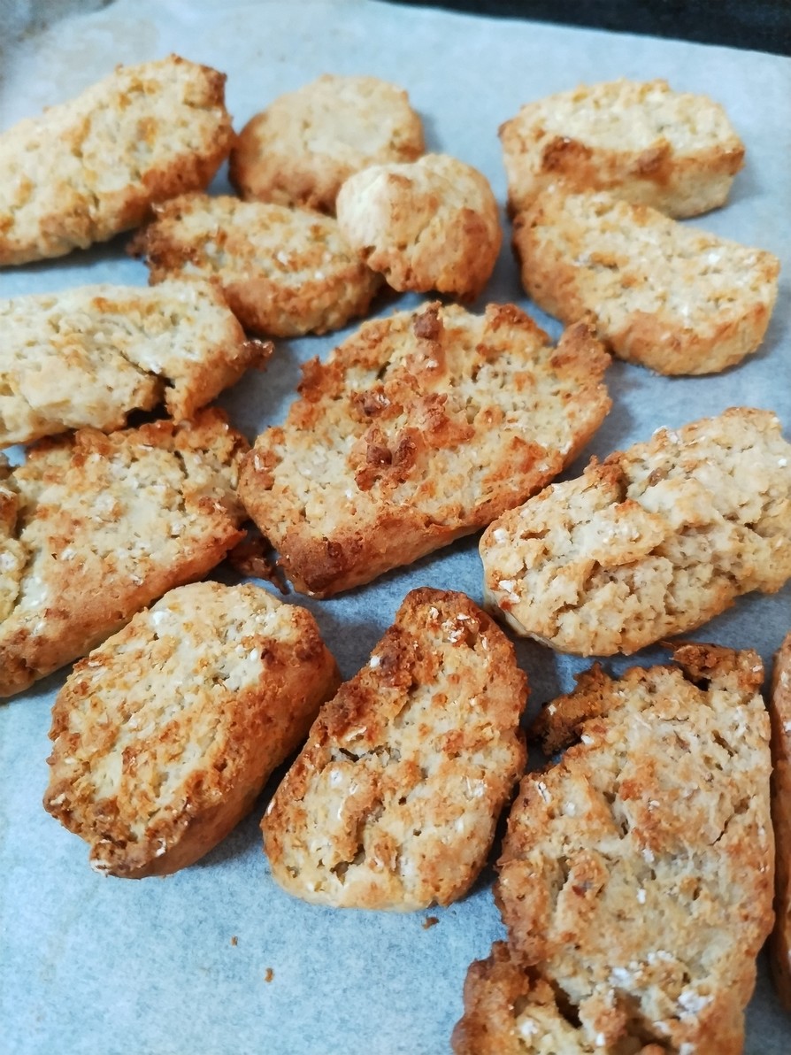 米粉とオートミールのノンオイルクッキーの画像