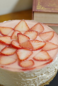 桜レアチーズケーキ　15cm型1台分