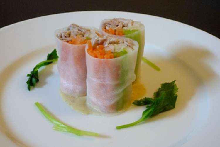 三つ葉生春巻き レシピ 作り方 By じゅんこです クックパッド 簡単おいしいみんなのレシピが355万品