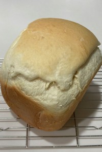 1割を米粉に代えて、HBでもっちり食パン