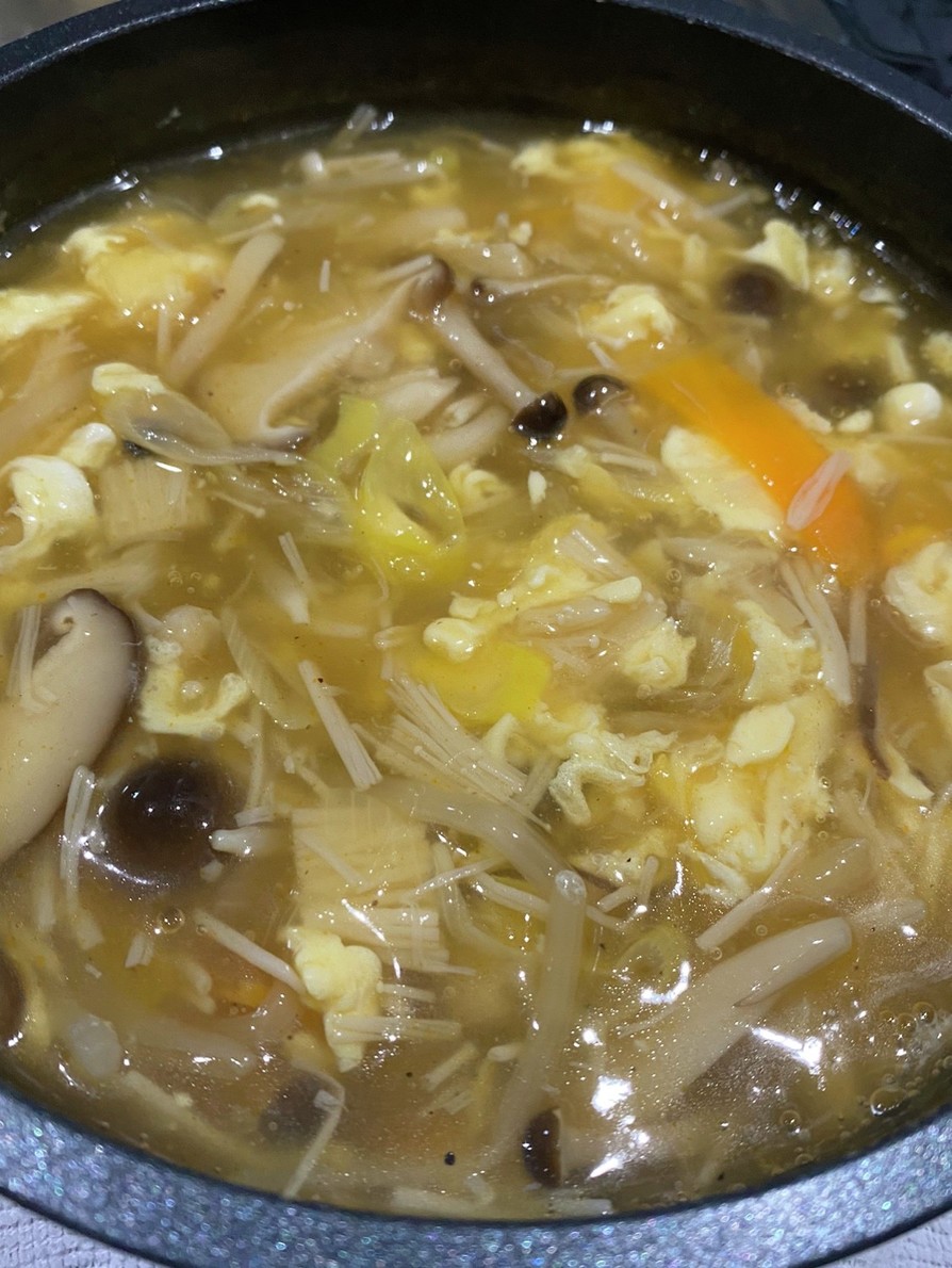 一杯満足♪食べる酸辣湯スープの画像
