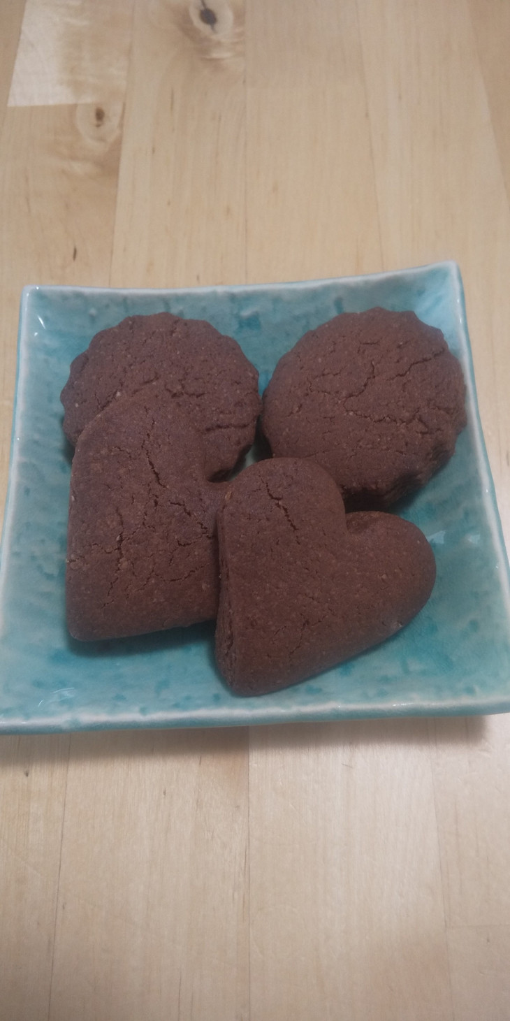 サクサク簡単☆米粉で作るココアクッキーの画像