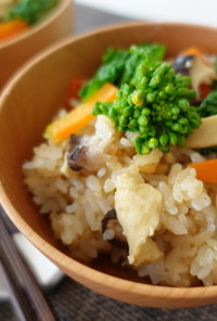高野豆腐と白滝の炊き込みご飯