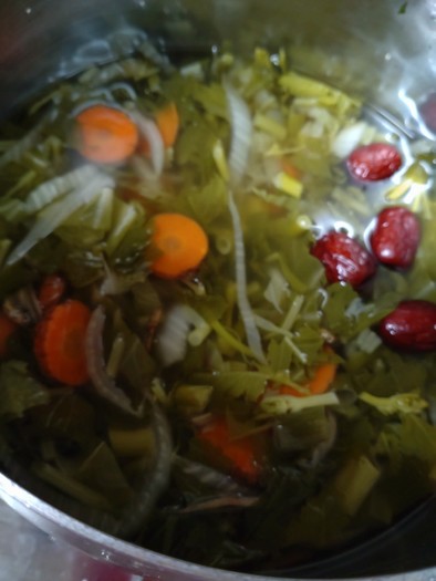 残り野菜で作る⭐かんたん薬膳スープの写真