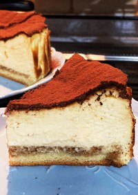米粉活用　ティラミスバスクチーケーキ