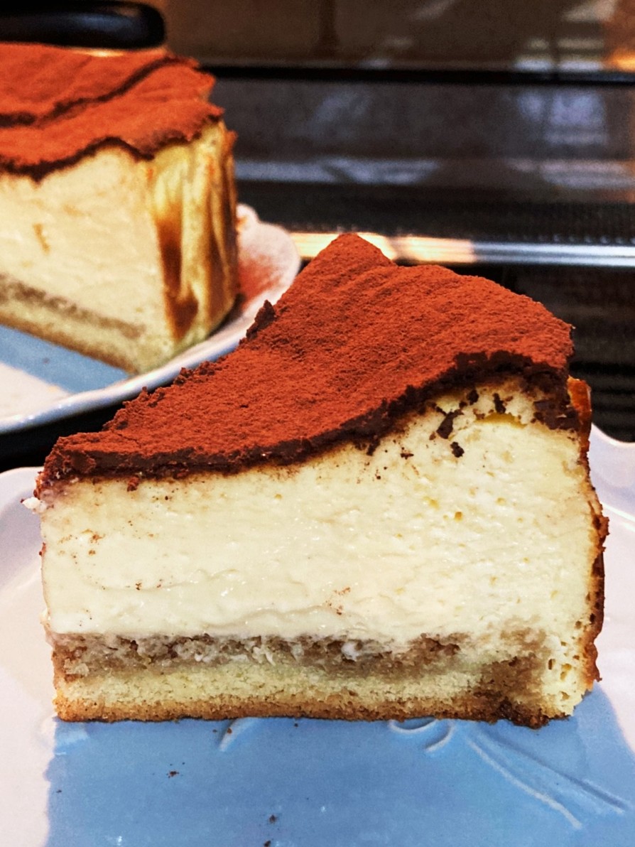 米粉活用　ティラミスバスクチーケーキの画像