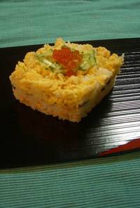 ひな祭り☆簡単ひし形寿司