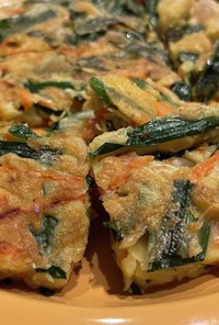もちもち餅入り米粉チヂミ！