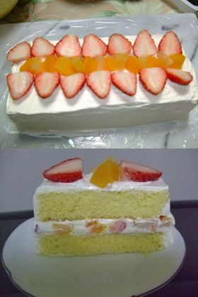 ケーキ型不要!フルーツケーキ