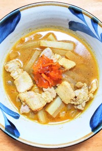 豚バラ肉と大根のカレースープ