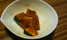 レンジでかぼちゃの煮付け
