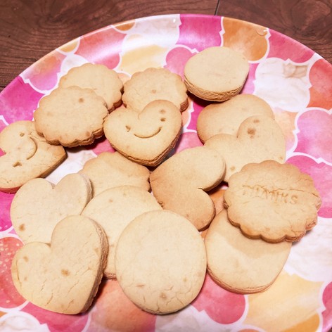 米粉クッキー（簡単！バター少なめ）