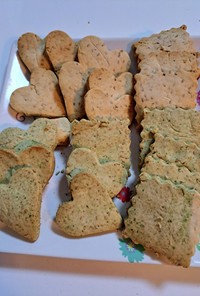 米粉活用☆緑茶&ゴマのザクザククッキー