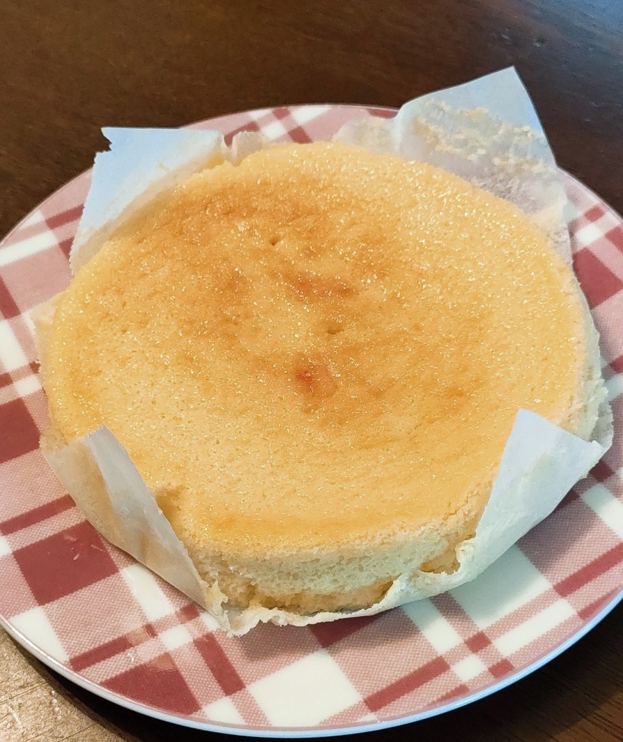 チーズケーキ風☆酒粕のスフレケーキの画像