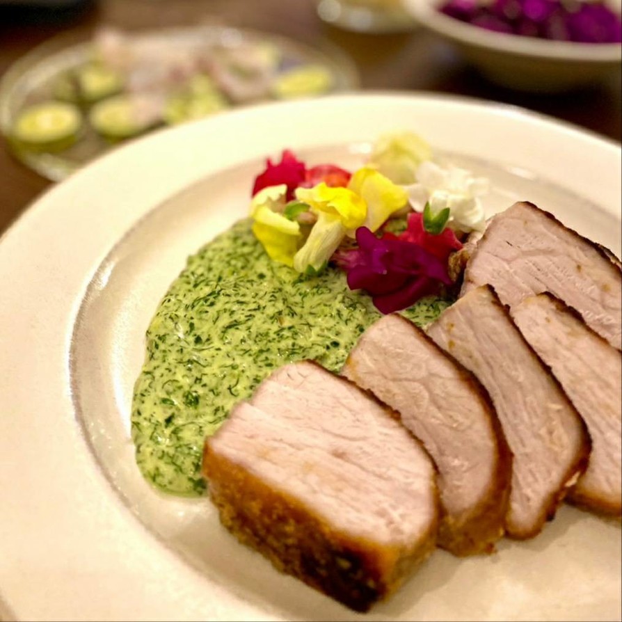 アスパラガスのロースト、ニンニクとハーブ添えのレシピ