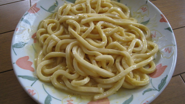 簡単 レンジ３分で和風カルボナーラうどん レシピ 作り方 By ﾋﾟｰさんのﾟｰﾟﾟ クックパッド 簡単おいしいみんなのレシピが354万品