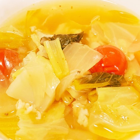 オートミール入り野菜スープ(ポトフ風)