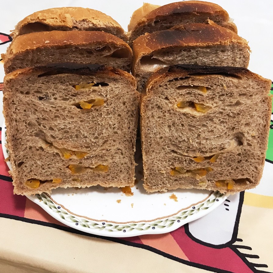 米粉入りショコラオランジュ風食パンの画像
