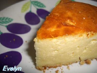 簡単スフレチーズケーキの写真