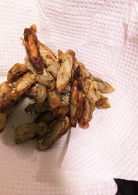 米粉活用でゴボウ揚げ