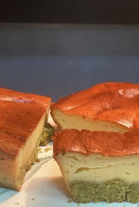 グルテンフリー　米粉チーズケーキ　