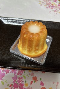 レモンケーキ風シフォン~カヌレ型米粉使用