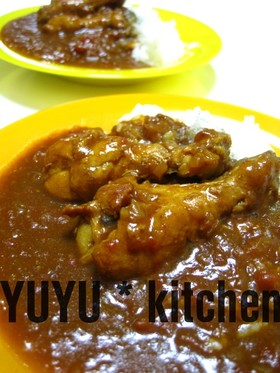 いつもと二味違う♪トマトでチキンカレー♪