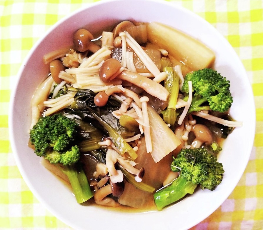 ❁小松菜と大根 ブロッコリーの和風煮❁の画像