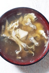 簡単★舞茸のかきたまスープ