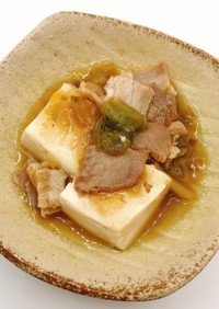 【病院】豚肉と豆腐のあんかけ【給食】