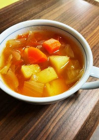 トマトカレー味☆コンソメスープ