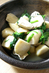 ☆妊婦レシピ☆里芋と冷凍豆腐の煮物