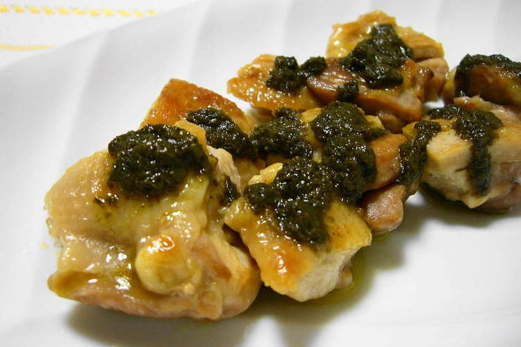 鶏のバジルソース 料理じゃない簡単さ レシピ 作り方 By マホイ族の村長 クックパッド 簡単おいしいみんなのレシピが357万品