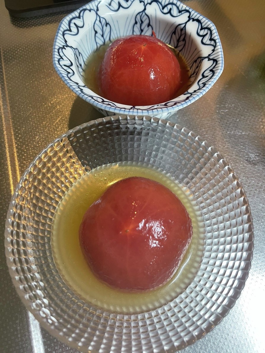 トマトのおでん出汁漬けの画像