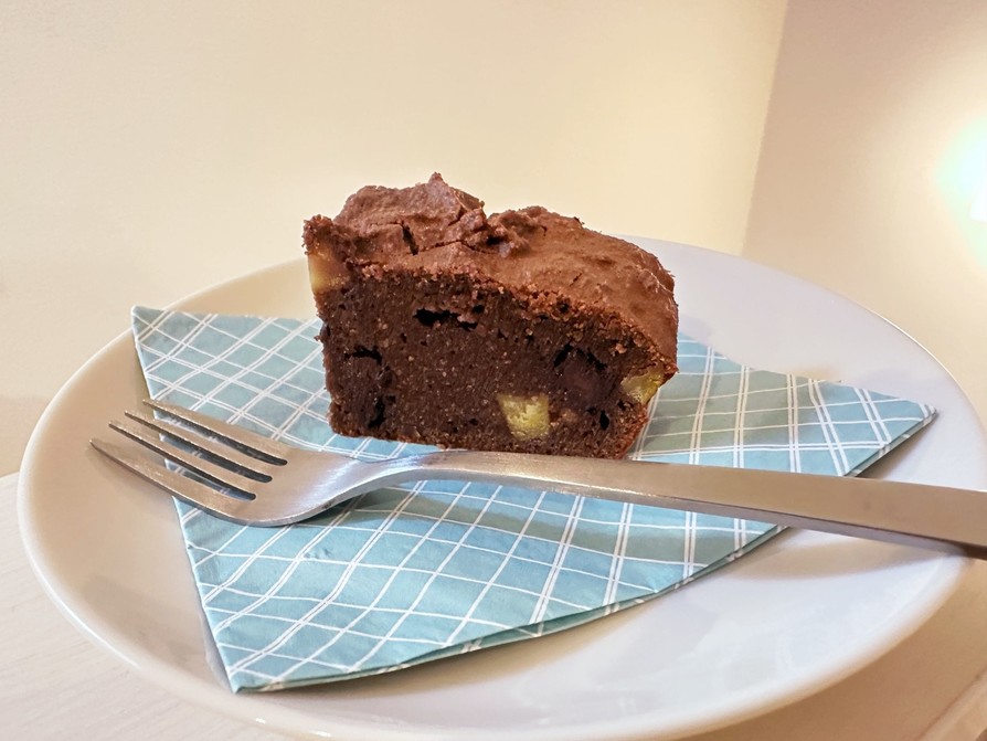 アーモンドプードル消費低糖質チョコケーキの画像