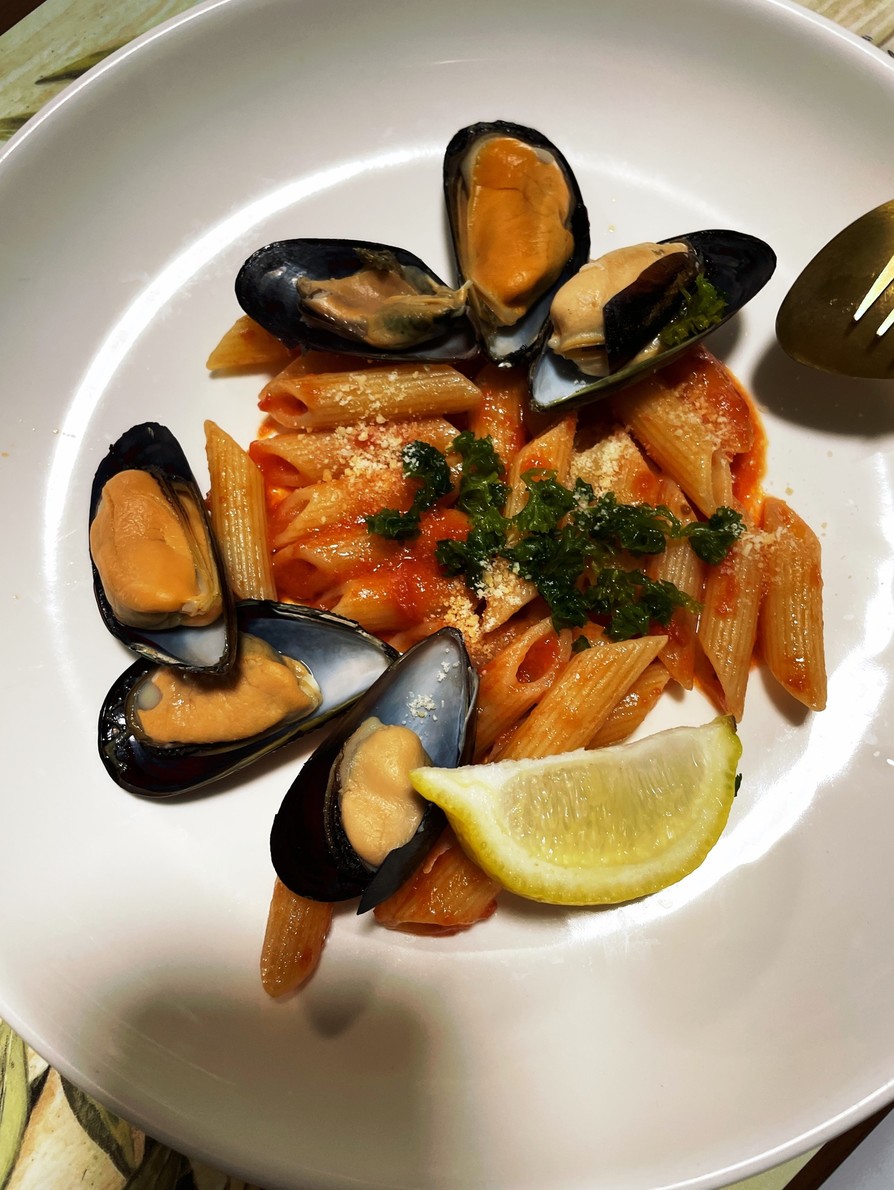 ムール貝のトマトソース蒸し レシピ