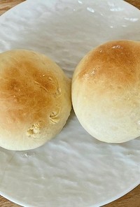 バターなし！中力粉でふんわりパン