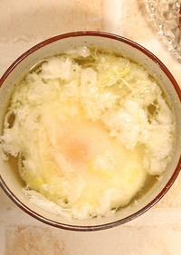 卵＆キャベツの塩麴スープ