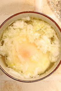 卵＆キャベツの塩麴スープ