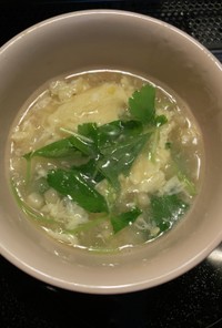 簡単　ふわふわとろ〜りの中華コーンスープ