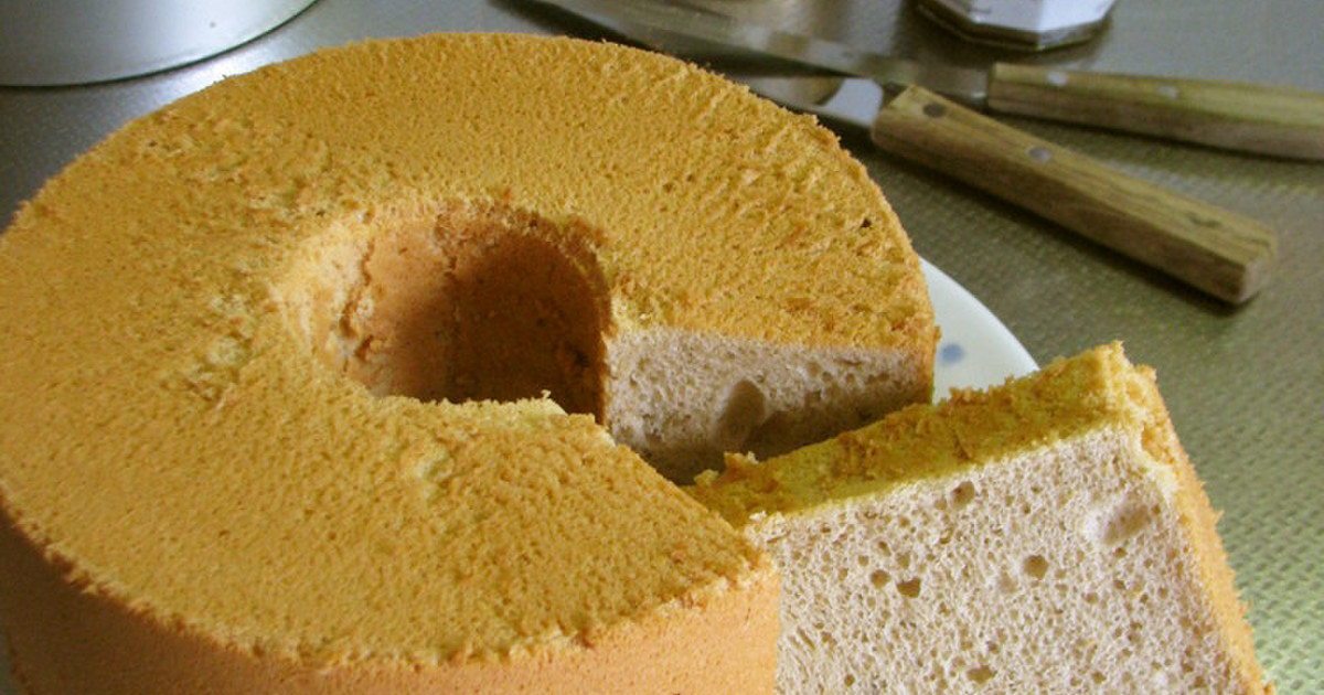 マロン マロンシフォンケーキ レシピ 作り方 By ぶるーぽぴー クックパッド