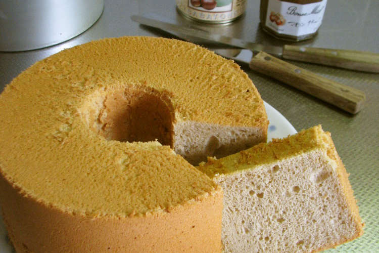 マロン マロンシフォンケーキ レシピ 作り方 By ぶるーぽぴー クックパッド 簡単おいしいみんなのレシピが355万品