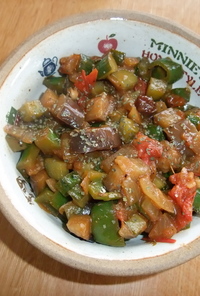ミニトマトと野菜の洋風炒め煮